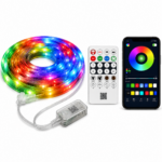 Tira LED RGB 10 m con Control Móvil y Brillo Regulable
