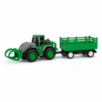 Tractor Simulation Vehicle con Remolque y Pala